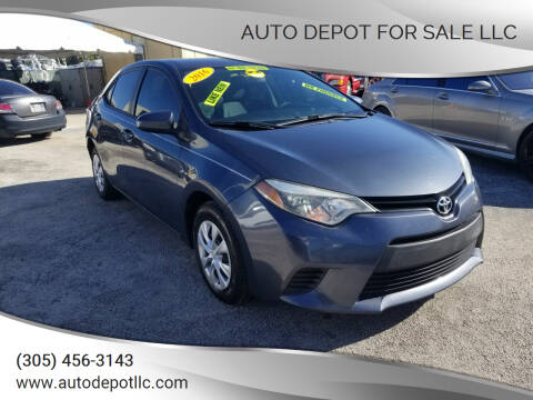 2016 Toyota Corolla for sale at Vicky Auto Sales llc in Miami FL