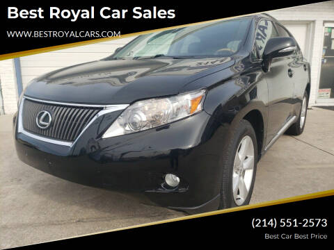 2011 Lexus RX 350 for sale at Best Royal Car Sales in Dallas TX