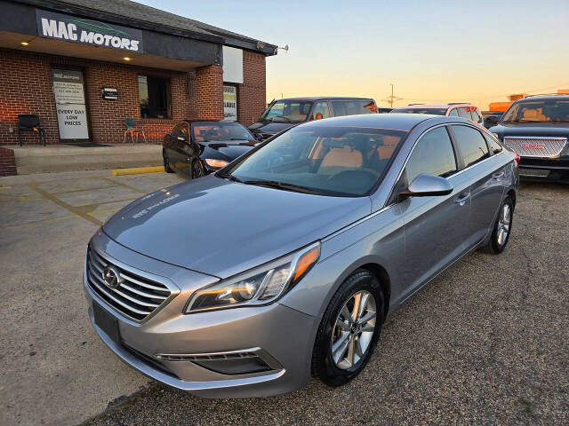 2015 Hyundai SONATA for sale at Mac Motors in Arlington, TX