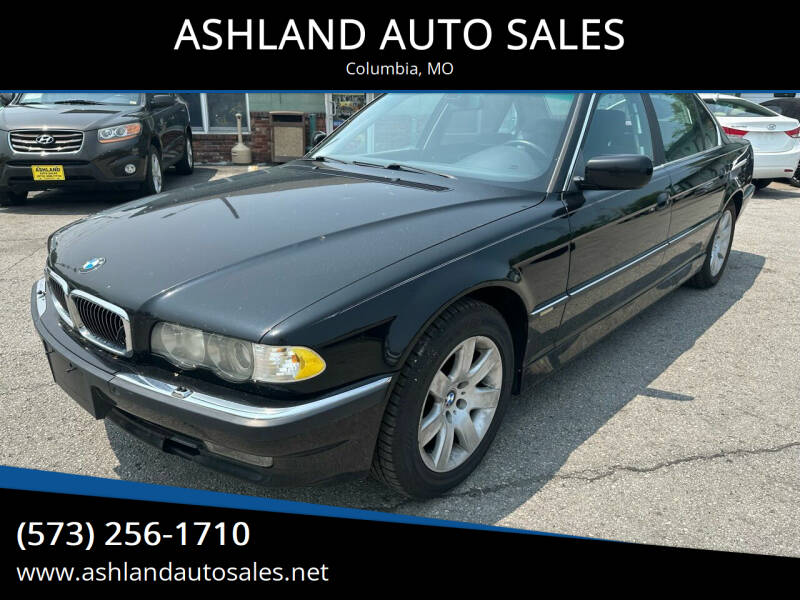 2001 BMW 7 Series for sale at ASHLAND AUTO SALES in Columbia MO