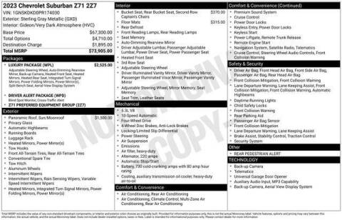 2023 Chevrolet Suburban Z71