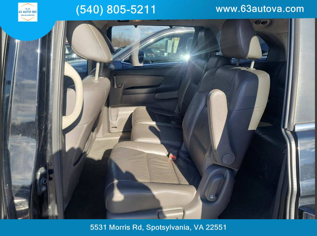 2011 Honda Odyssey for sale at 63 Auto Inc in Spotsylvania, VA