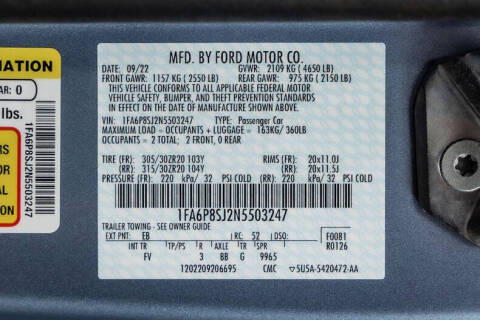 2022 Ford Mustang Shelby GT500