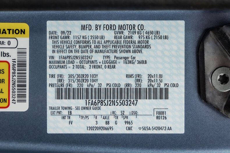 2022 Ford Mustang Shelby GT500