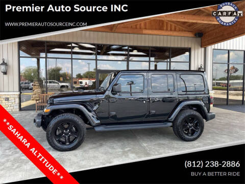 2021 Jeep Wrangler Unlimited for sale at Premier Auto Source INC in Terre Haute IN