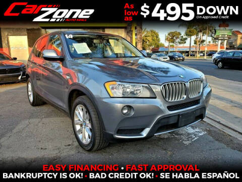 2014 BMW X3 for sale at Carzone Automall in South Gate CA