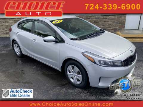 2017 Kia Forte for sale at CHOICE AUTO SALES in Murrysville PA