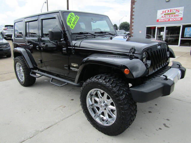 2015 Jeep Wrangler Unlimited for sale at Joe s Preowned Autos in Moundsville, WV