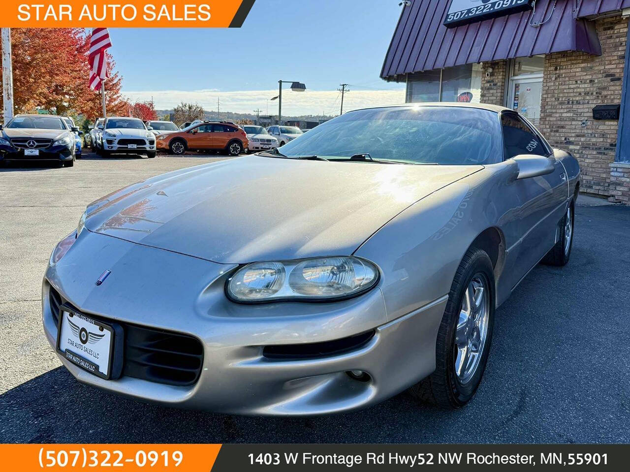 Lt. Gray 2000 Chevrolet Camaro Base 2dr Hatchback 2