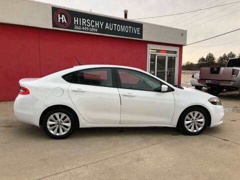 2014 Dodge Dart for sale at Hirschy Automotive in Fort Wayne IN