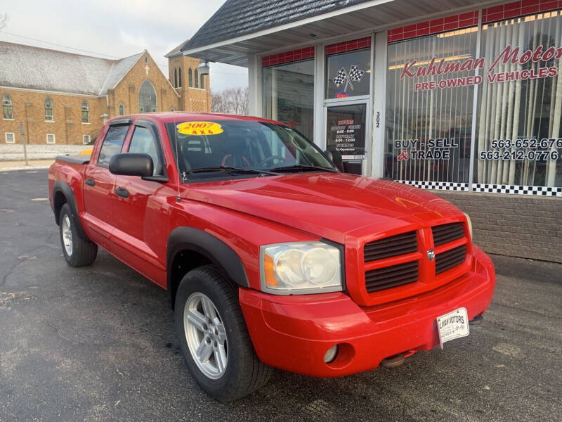 2007 Dodge Dakota for sale at KUHLMAN MOTORS in Maquoketa IA