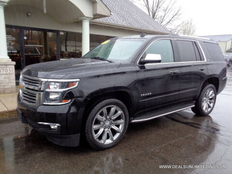 2015 Chevrolet Tahoe for sale at DEALS UNLIMITED INC in Portage MI