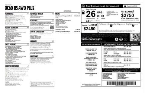 2025 Volvo XC60 B5 Plus Dark Theme