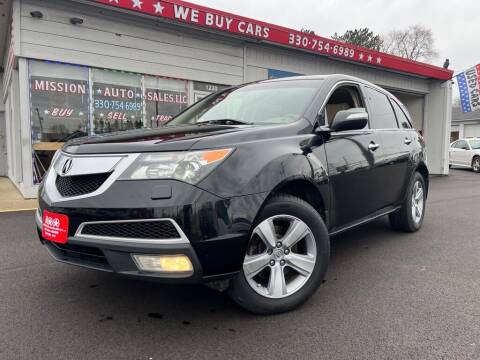 2012 Acura MDX for sale at Mission Auto SALES LLC in Canton OH