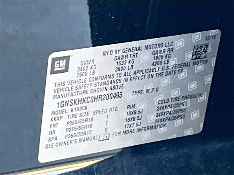 2017 Chevrolet Suburban LT