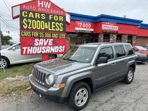 2014 Jeep Patriot for sale at HW Auto Wholesale in Norfolk VA