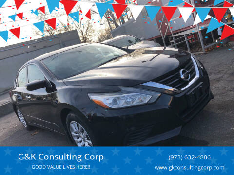 2016 Nissan Altima for sale at G&K Consulting Corp in Fair Lawn NJ