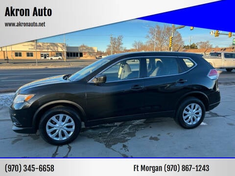 2016 Nissan Rogue for sale at Akron Auto - Fort Morgan in Fort Morgan CO