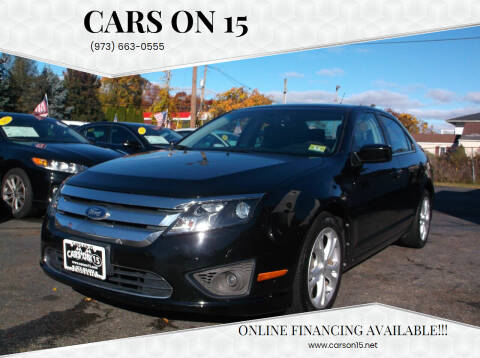 2012 Ford Fusion for sale at Cars On 15 in Lake Hopatcong NJ