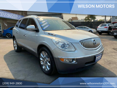 2010 Buick Enclave for sale at WILSON MOTORS in Stockton CA