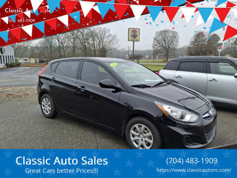 2013 Hyundai Accent for sale at Classic Auto Sales in Maiden NC