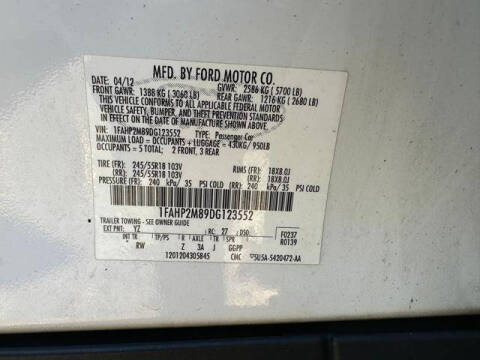 2013 Ford Taurus Police Interceptor