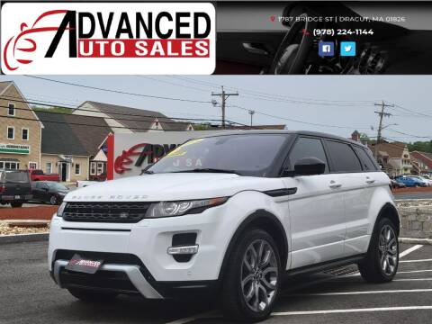 2015 Land Rover Range Rover Evoque for sale at Advanced Auto Sales in Dracut MA