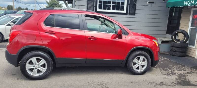2015 Chevrolet Trax for sale at MGM Auto Sales in Cortland NY