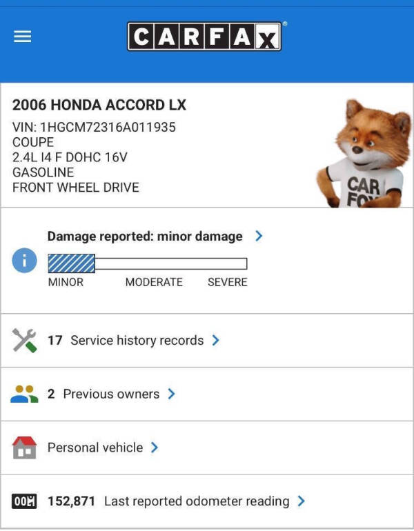 2006 Honda Accord LX