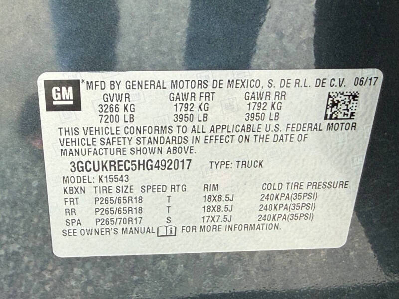 2017 Chevrolet Silverado 1500