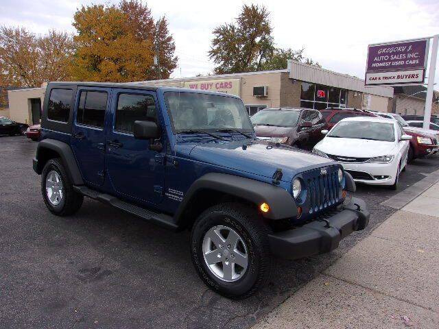 2010 Jeep Wrangler Unlimited for sale at Gregory J Auto Sales in Roseville MI