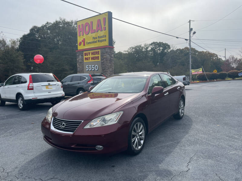 2007 Lexus ES 350 for sale at NO FULL COVERAGE AUTO SALES LLC in Austell GA