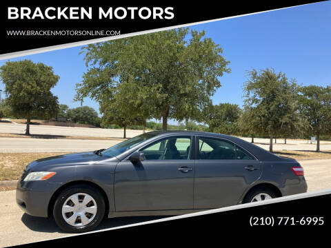 2007 Toyota Camry for sale at BRACKEN MOTORS in San Antonio TX