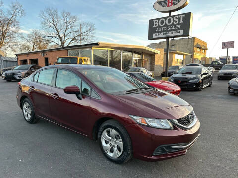 2014 Honda Civic for sale at BOOST AUTO SALES in Saint Louis MO