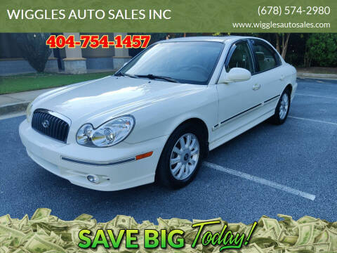 2005 Hyundai Sonata for sale at WIGGLES AUTO SALES INC in Mableton GA