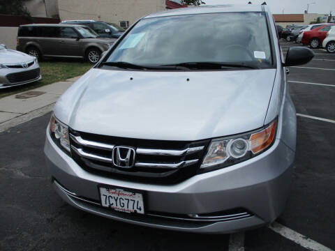 2014 Honda Odyssey for sale at F & A Car Sales Inc in Ontario CA