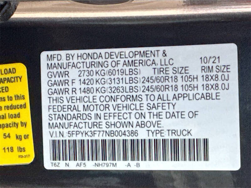 2022 Honda Ridgeline RTL-E