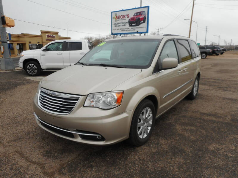 2014 Chrysler Town and Country for sale at AUGE'S SALES AND SERVICE in Belen NM