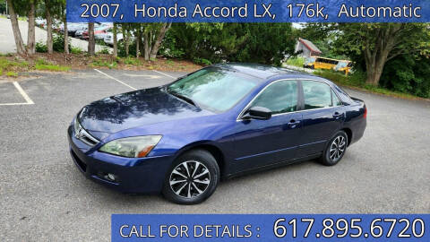2007 Honda Accord for sale at Carlot Express in Stow MA