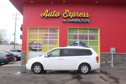 2012 Kia Sedona for sale at AUTO EXPRESS OF HAMILTON LLC in Hamilton OH