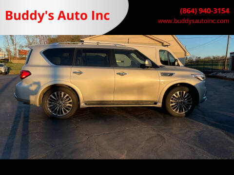 2019 Infiniti QX80 for sale at Buddy's Auto Inc in Pendleton SC