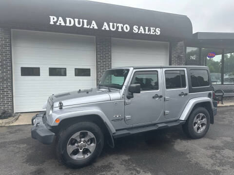 2016 Jeep Wrangler Unlimited for sale at Padula Auto Sales in Holbrook MA