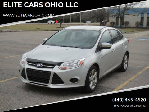 2013 Ford Focus for sale at ELITE CARS OHIO LLC in Solon OH