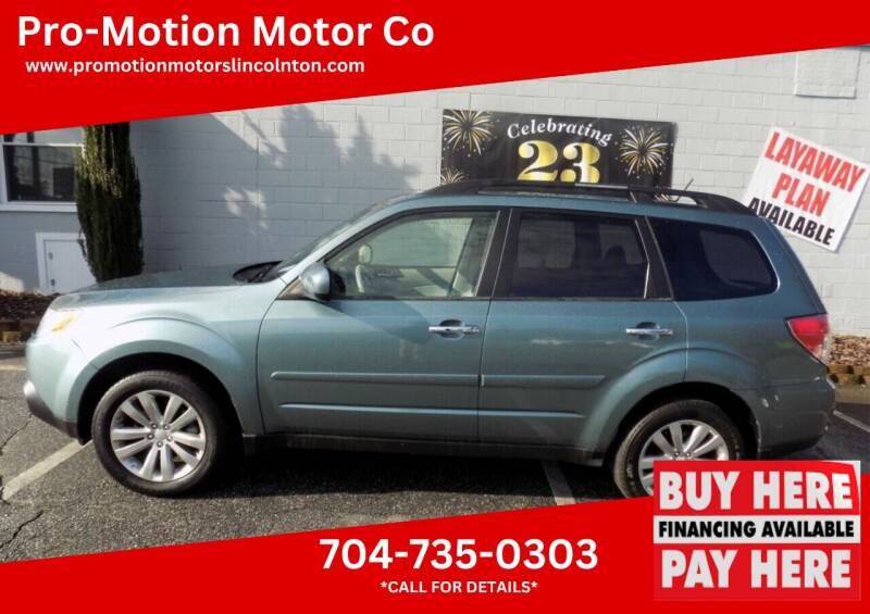 2013 Subaru Forester for sale at Pro-Motion Motor Co in Lincolnton NC