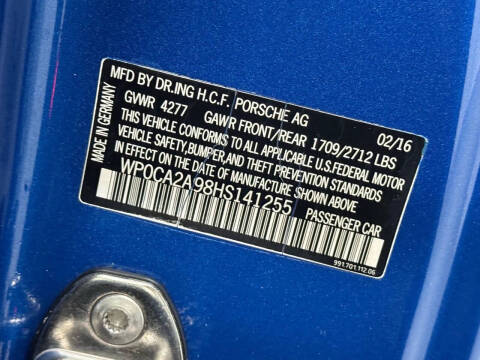 2017 Porsche 911 Carrera