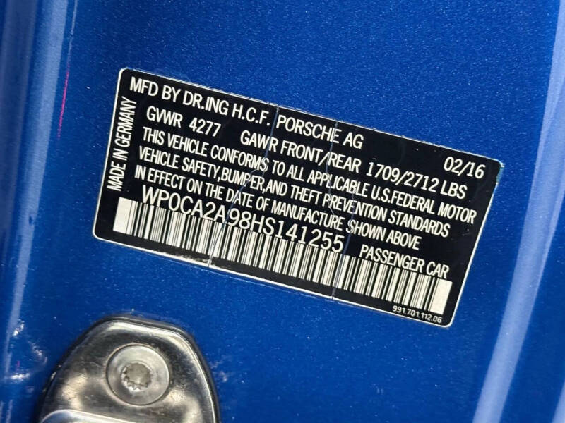 2017 Porsche 911 Carrera