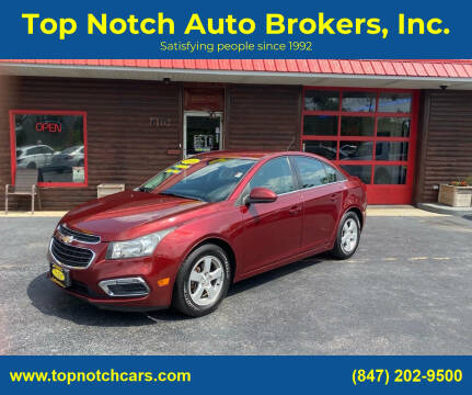 2016 Chevrolet Cruze Limited for sale at Top Notch Auto Brokers, Inc. in McHenry IL