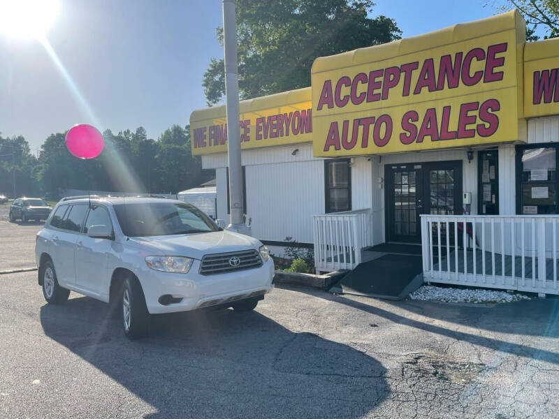 2008 Toyota Highlander for sale at Acceptance Auto Sales in Lithia Springs GA