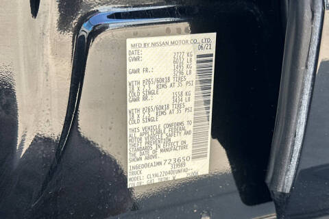 2021 Nissan Frontier SV