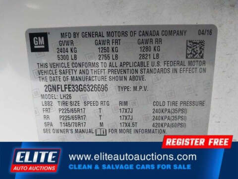 2016 Chevrolet Equinox LT